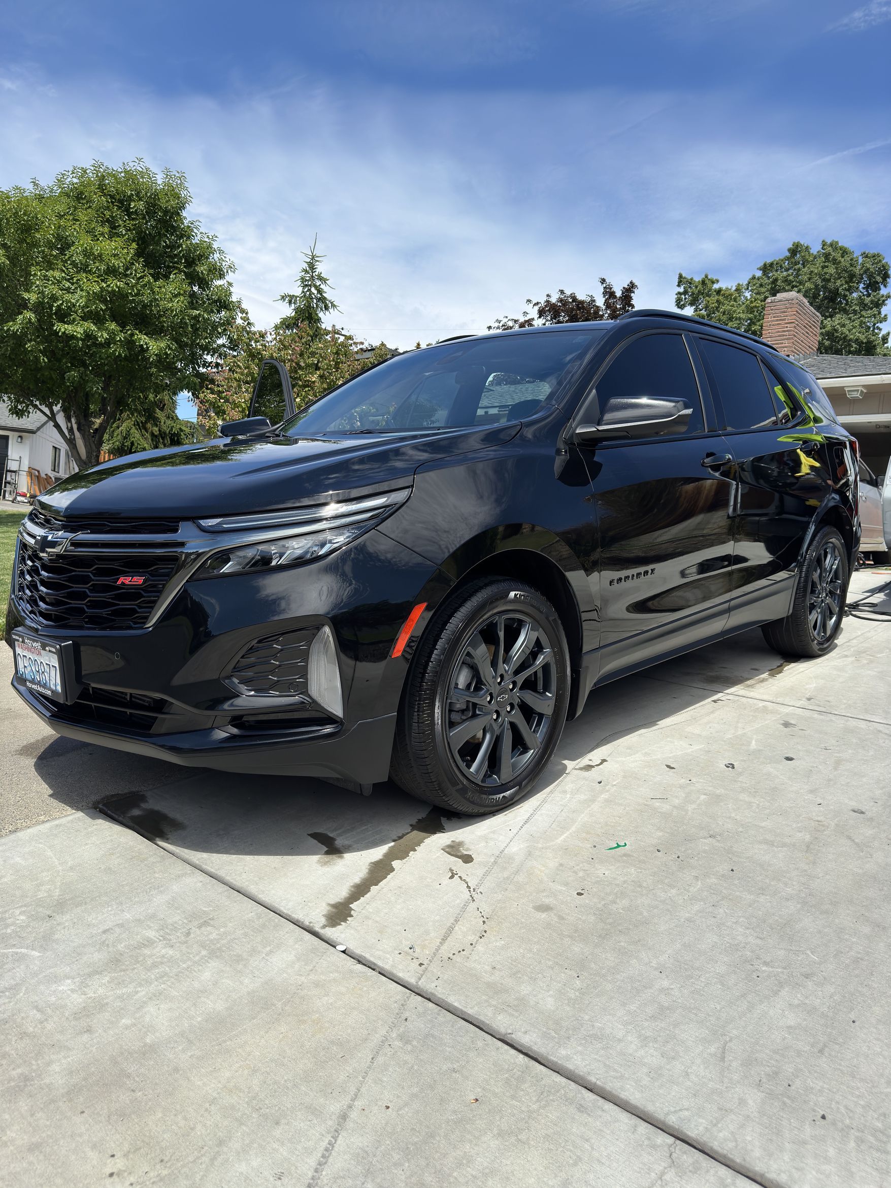Chevy Equinox after ceramic coating and full detail in Yakima WA